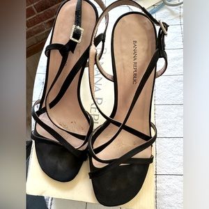 Banana republic black dress sandals